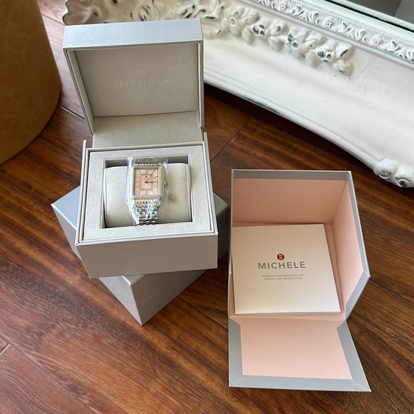 Michele Accessories Michele Deco Ii Diamond Bracelet Watch Poshmark